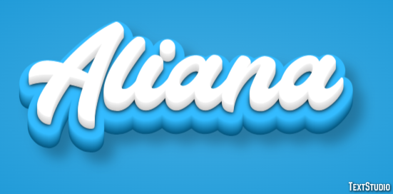 Aliana Text Effect