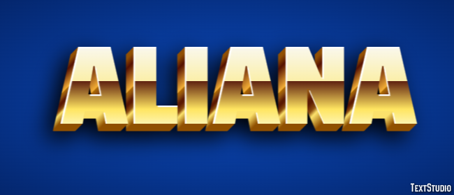Aliana Text Effect