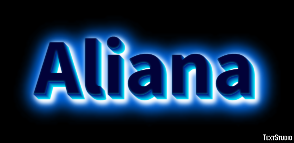 Aliana Text Effect