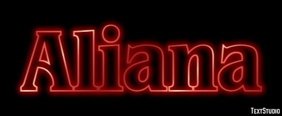 Aliana Text Effect