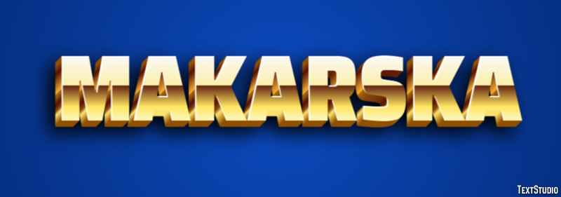 Makarska テキスト効果