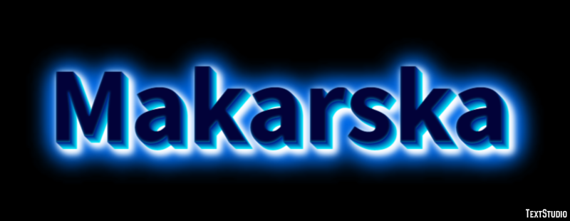 Makarska テキスト効果