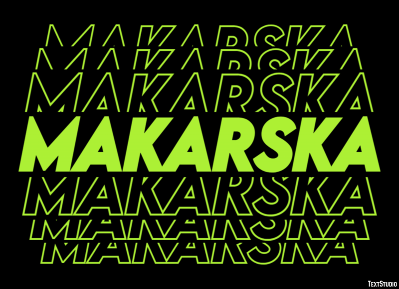 Makarska Effet de Texte