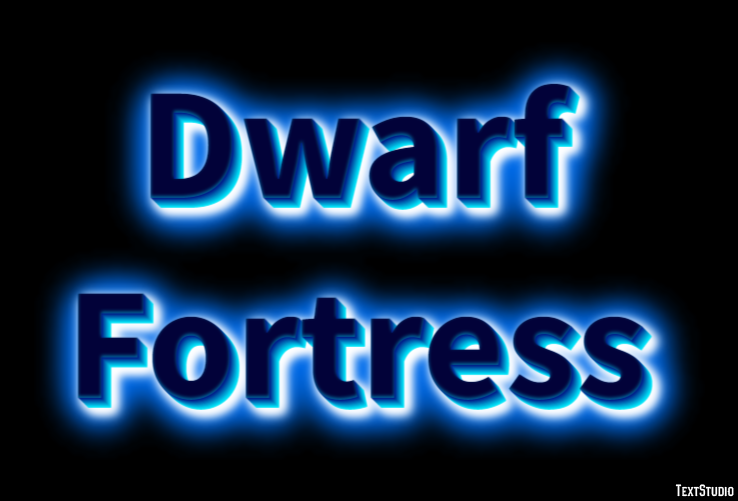 Dwarf Fortress Efecto de texto