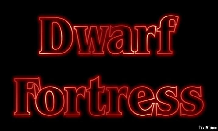 Dwarf Fortress Efecto de Texto