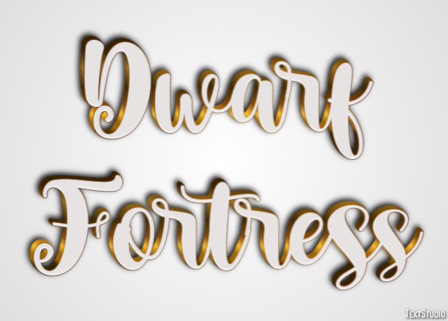 Dwarf Fortress Efecto de Texto