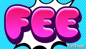 Fee Text effect