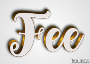 Fee Text Effect