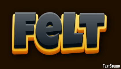 Felt Efekt tekstowy