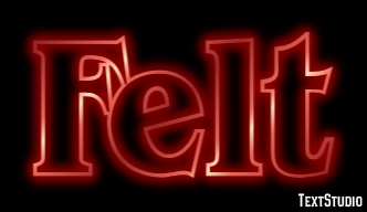 Felt Text Effect