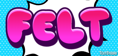 Felt Эффект текста