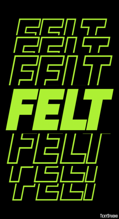 Felt Efekt tekstowy