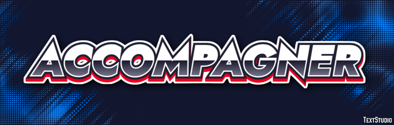 Accompagner Text Effect