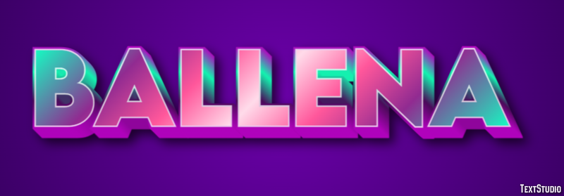 Ballena テキスト効果