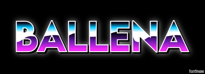 Ballena テキスト効果