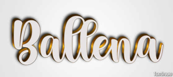 Ballena Efecto de Texto