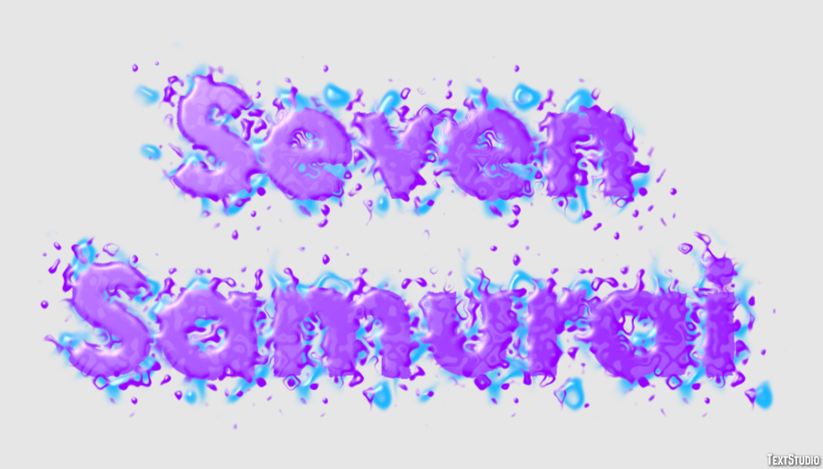 Seven Samurai Text Effect