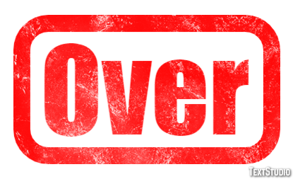 Over Text Effect