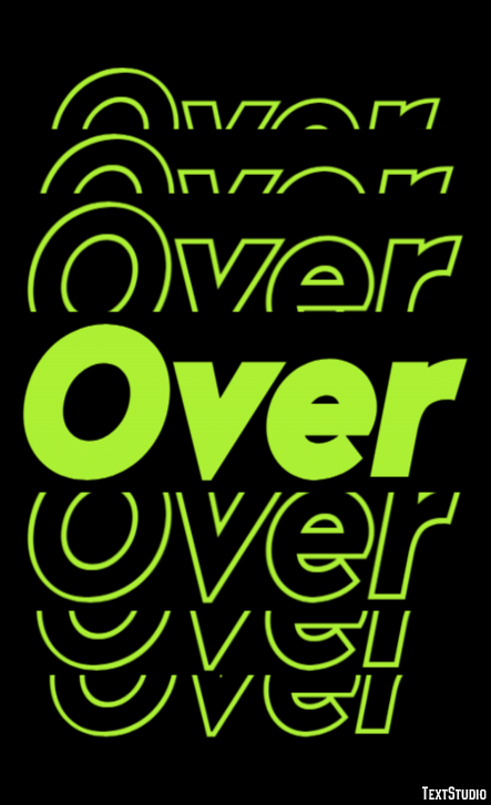 Over Text Effect