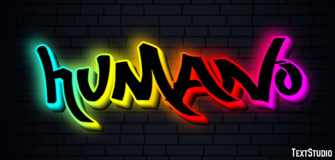 Humano Efeito de texto