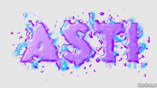 Asti Эффект текста