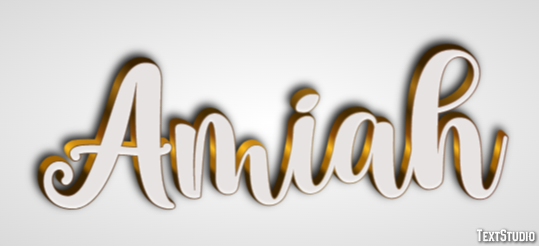 Amiah Efecto de Texto