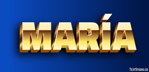 María Text Effect