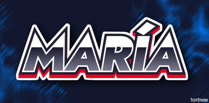 María Text Effect