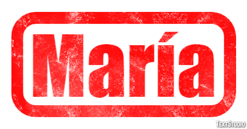 María Text Effect