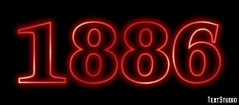 1886 Text Effect
