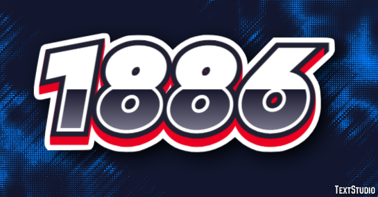 1886 Text Effect