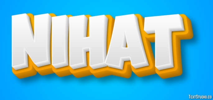 Nihat Texteffekt