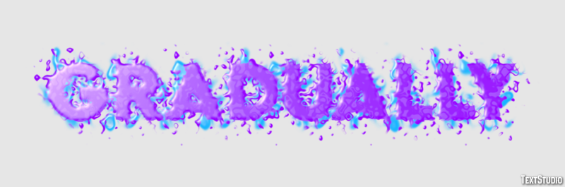 Gradually Texteffekt