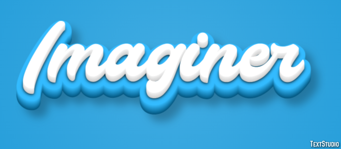 Imaginer テキスト効果
