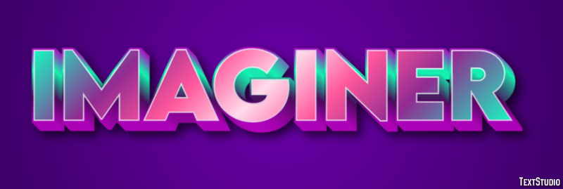 Imaginer テキスト効果