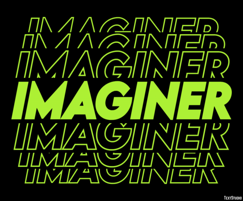 Imaginer Tekst Effect