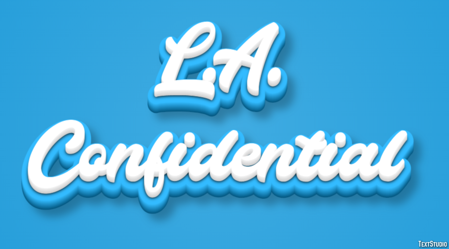 L.A. Confidential Text Effect