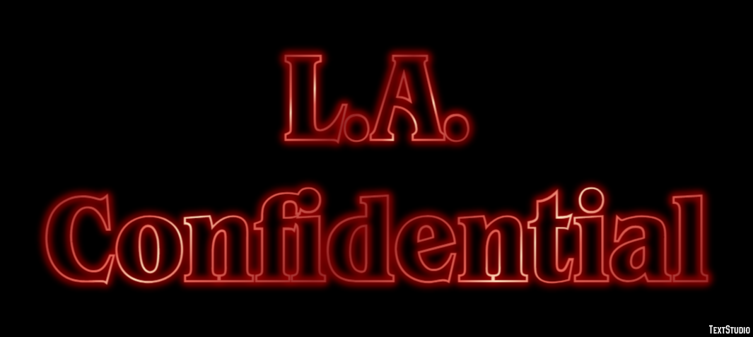 L.A. Confidential Text Effect