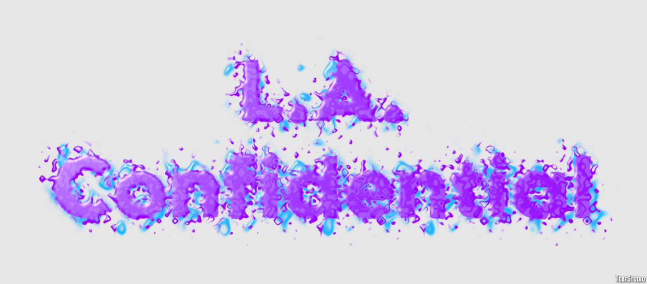 L.A. Confidential Text Effect