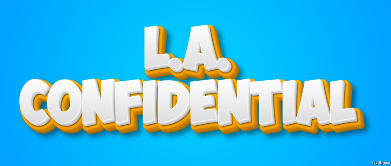 L.A. Confidential Text Effect