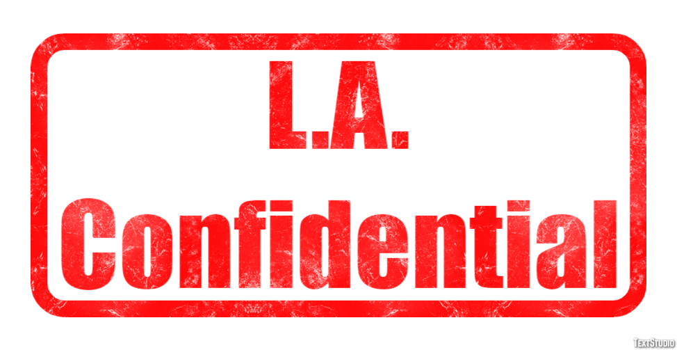 L.A. Confidential Text Effect