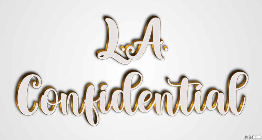 L.A. Confidential Text Effect