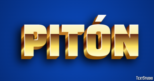 Pitón テキスト効果