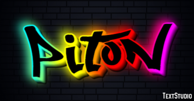 Pitón Efecto de texto