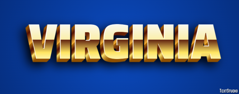 Virginia Text effect