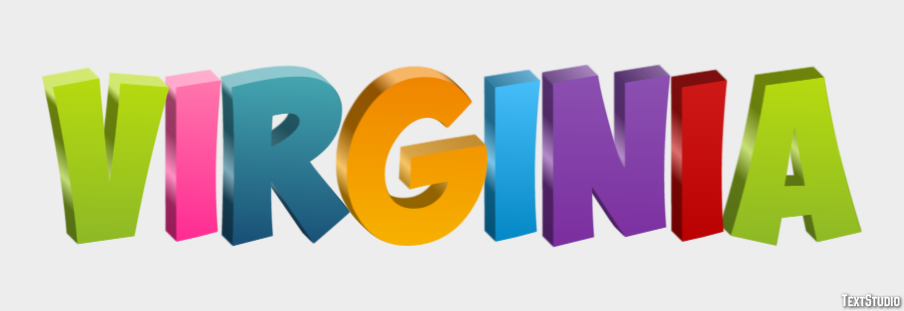 Virginia Efecto de Texto