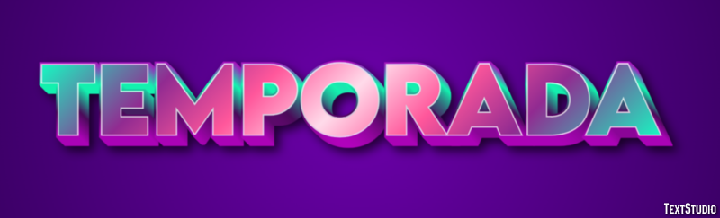 Temporada Efekt tekstowy