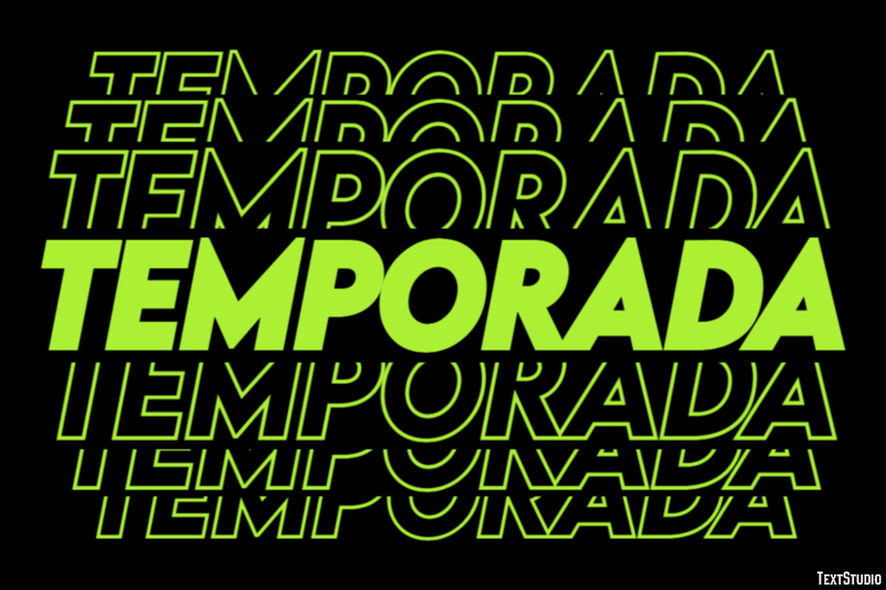 Temporada Efekt tekstowy