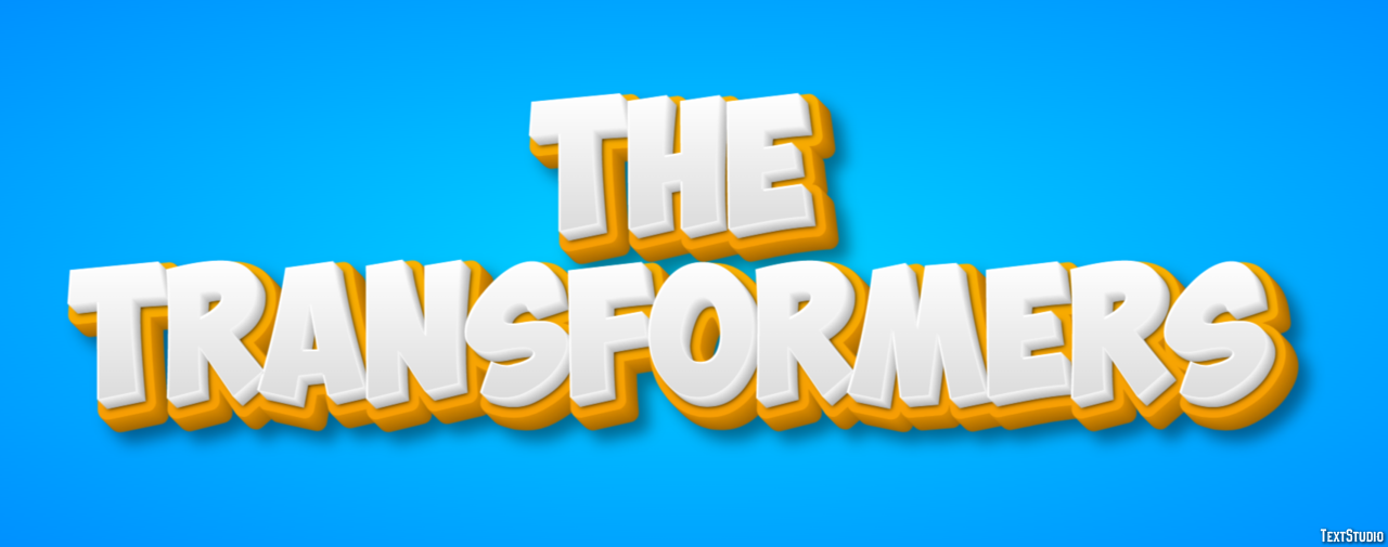 The Transformers Text Effect
