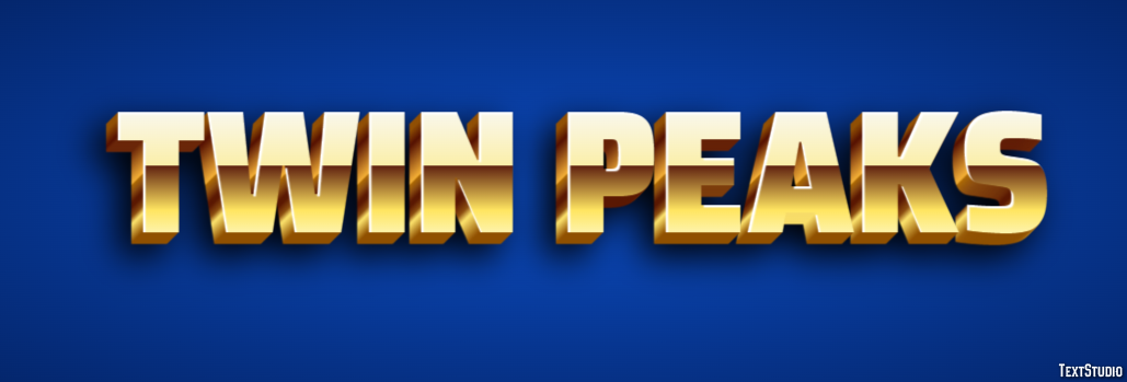 Twin Peaks Effet de Texte